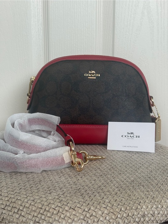 Coach Handbags - COACH SIGNATURE DOME CROSSBODY BAG NEW, #6674